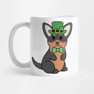 St Patrick Black and Tan Chihuahua Mug